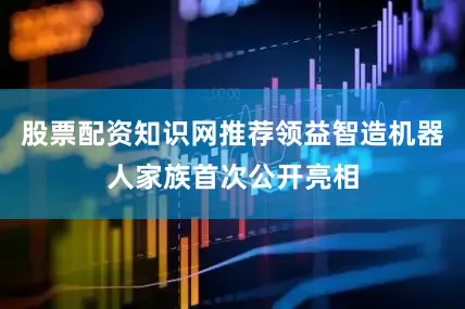 股票配资知识网推荐领益智造机器人家族首次公开亮相